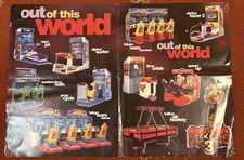 Vintage Arcade Machine “Out of this World” Poster