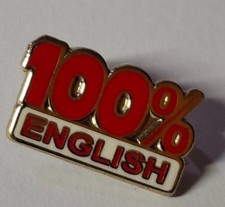 100% English Red Collectors Enamel Pin Badge NEW