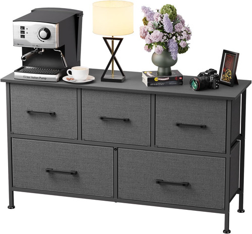 Fabric dresser wide chest - dresser,wide, of
