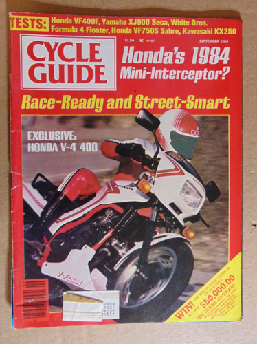 1983 cycle guide honda - 09/1983,