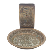 Vintage Kinco Brass Match Box