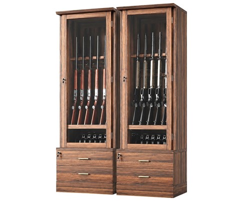 Gun safe cabinet rifles 2 - gun,