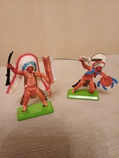 Britians Native American Indian Figures Set of 2 Immaculate Condition