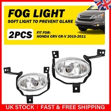 Front Bumper Fog Lights Driving Lamps Fits For HONDA CRV CR-V 2010 2011 Pair