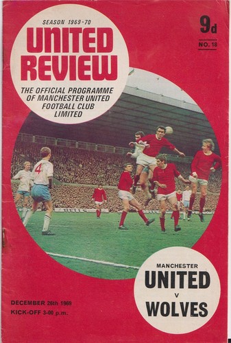 Football programme man utd - programme,