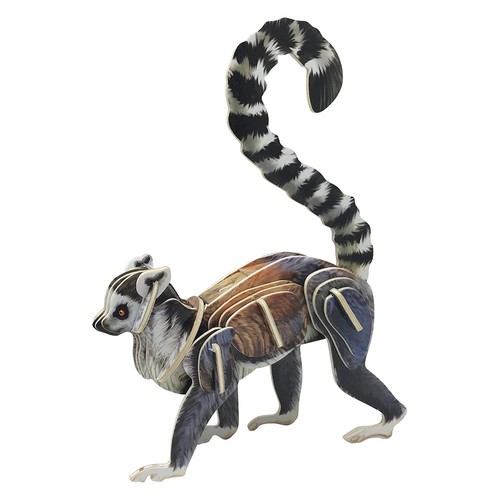 Toyway ring tailed - lemur, 3d