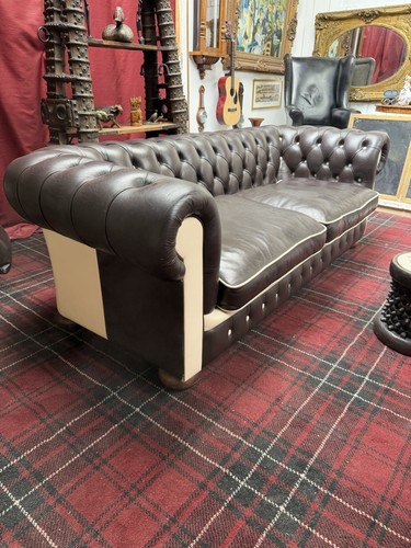 Chesterfield leather club - chesterfield, sofa