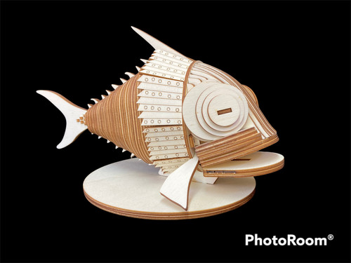 Stingray terror fish laser cut - laser,