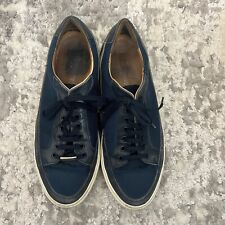 Russell & Bromley Trainers Mens UK 9 Navy Blue Sneakers Lace Up Extra Light
