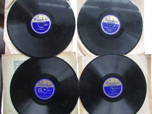 Panachord shellacs 78rpm - 4x,