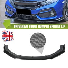 For Audi A4 A5 A6 A7 B7 B8 S3 S4 S5 Carbon Fiber Black Front Bumper Lip Splitter