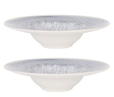 Risotto pasta plates bowls large 28cm Stoneware ADHARA -pack 2-