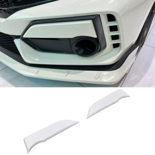 FRP SIDE LIP SPLITTER FOR 17+ HONDA CIVIC TYPE R 10TH MUGEN STYLE FK8 HATCHBACK