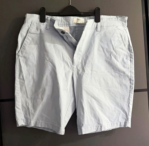 Men light blue cargo - m&s,
