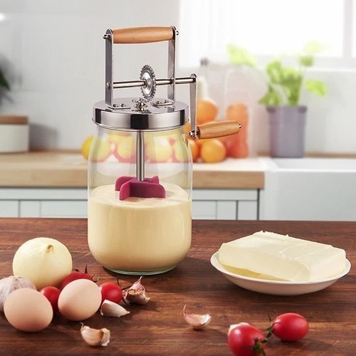 51oz manual butter churner - manual,
