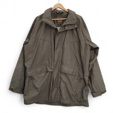Aigle Rain Coat Extra Large Khaki Green Rain Man Pockets Menswear- Preloved