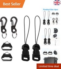 6 Pack Black Quick Release