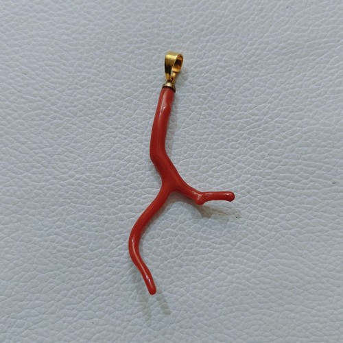 Brilliant italian red coral - red,