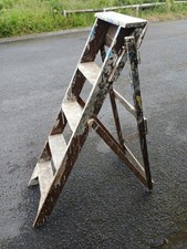 Vintage Wooden Step Ladder.