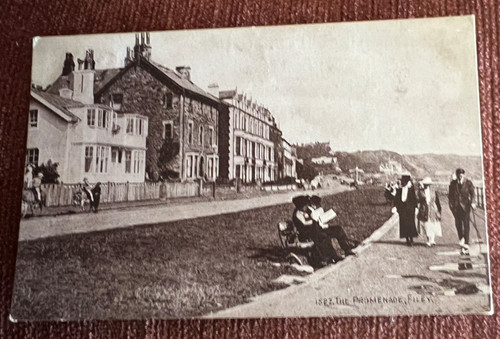 Antique postcard filey - antique,