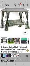 luxury garden swing chair and