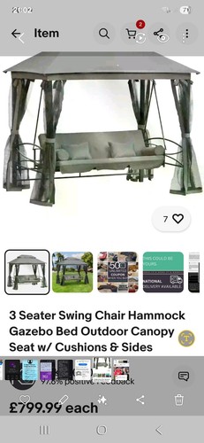 Luxury garden swing chair - garden, and