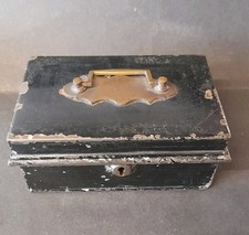 Antique Cash Box - Metal , No