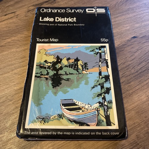 Vintage map the lake - os, of