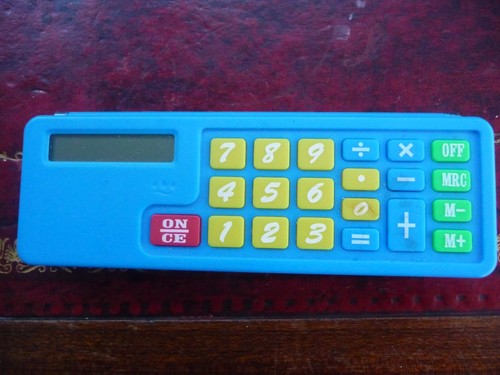 Attractive blue pencil case - attractive,