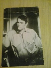 Gregory Peck signed postcard
