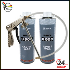 HB Body Cavity Wax Oil Spray Kit - Car/Van Rust Proofing x 2 Liters Clear Colour