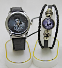 Elvis Presley Designer Watch and Matching PU leather bracelet