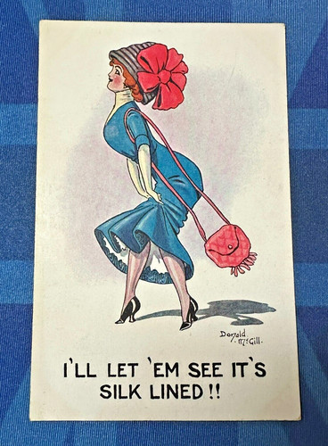 Donald mcgill comic postcard - donald,