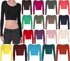 Womens Long Sleeve Stretchy