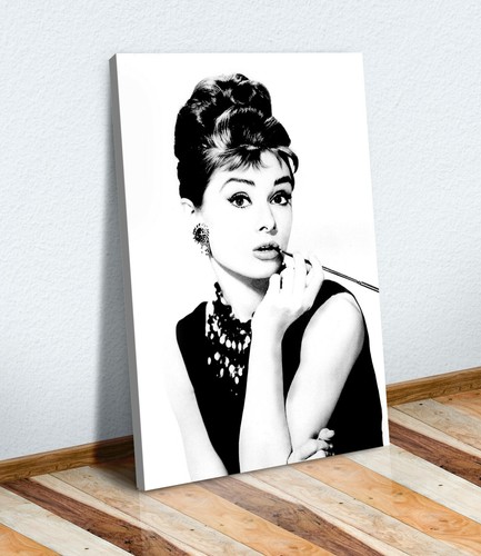 Vintage audrey hepburn canvas - hepburn,