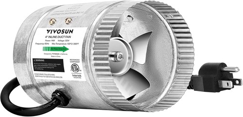 Vivosun 8 inline fan - vivosun,