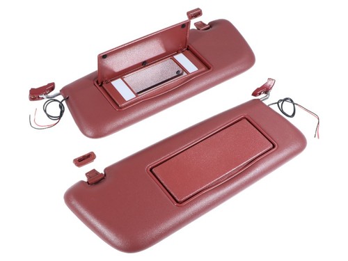 Set red sun - visors, mirror