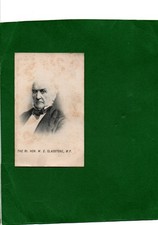Victorian Reward Card of £50 showing The Rt. Hon. W E Gladstone M.P. C.1890