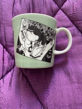 #1 Moomin Mug Green 1990-1993 by Arabia Finland Excellent Condition