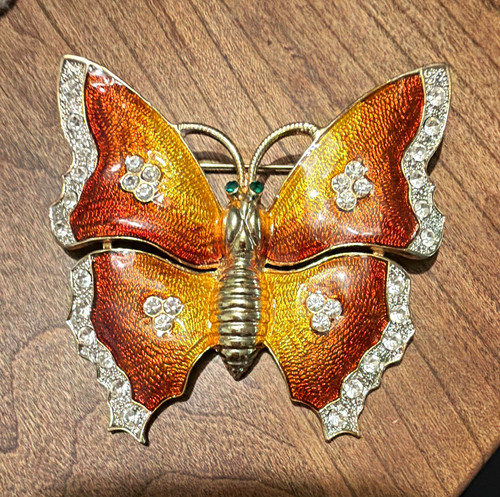 Vintage large 70s enameled - large, 70s?