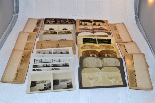 Antique stereoscope cards - 27,