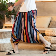 Men Drop Low Crotch Crop Capri