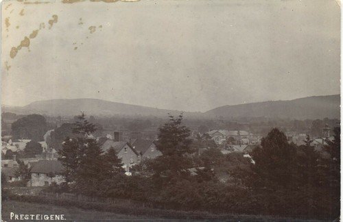 Presteigne distant view - presteigne.,