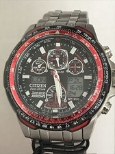 Citizen Men’s Eco-Drive A-T Red Arrows Skyhawk Titanium Bracelet WatchJY0110-55E