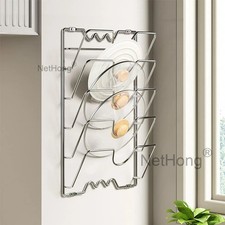 Cupboard Door Wall Saucepan Pan Lids Storage Rack Holder for With 5 lids In UK