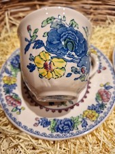 Vintage Masons ironstone Regency breakfast cup and saucer.  made in England.