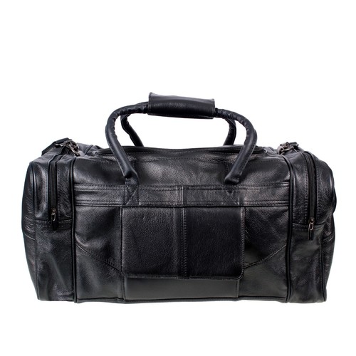 Cowhide leather holdall - cowhide,