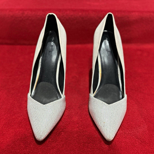 Aldo white synthetic studded - aldo,