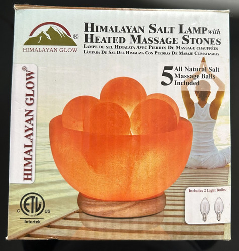 Himalayan glow salt lamp - himalayan,