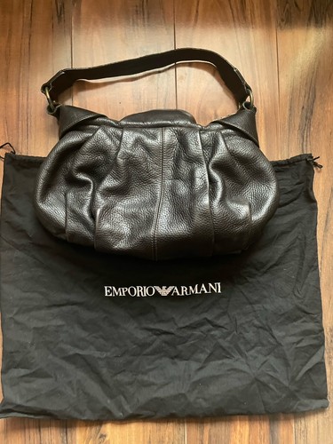 Emporio armani brown leather - armani,